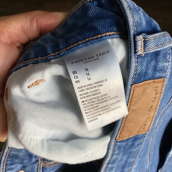 American Eagle Outfitters Light Blue Denim shorts - Picture 6 of 7